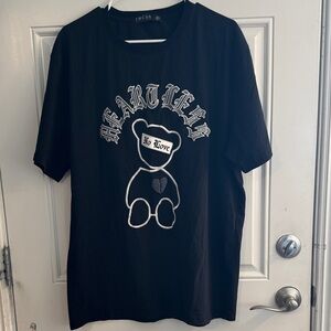 Focus Black Graphic T-Shirt for Men